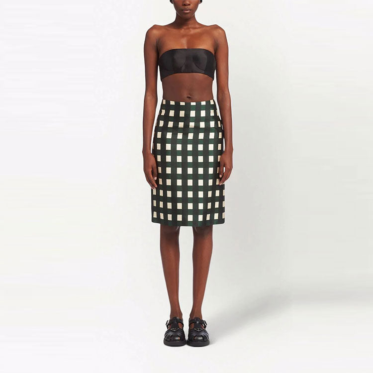 PRADA Casual Long Skirts Women's Green