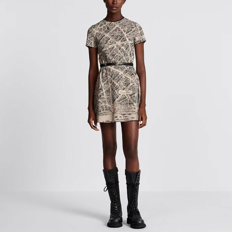 DIOR SS23 Short-Sleeved Dresses Women's Brown