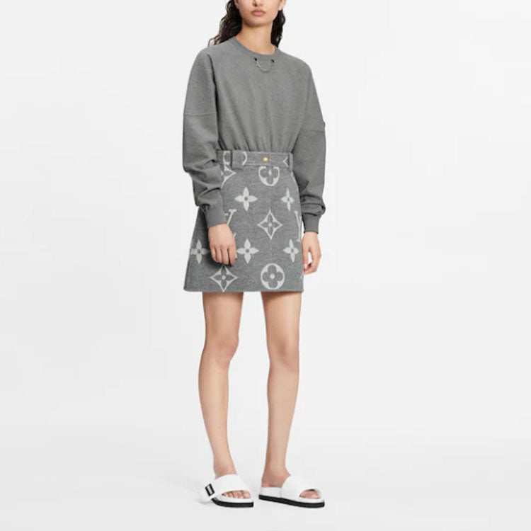 LOUIS VUITTON Skirt Women's Gray