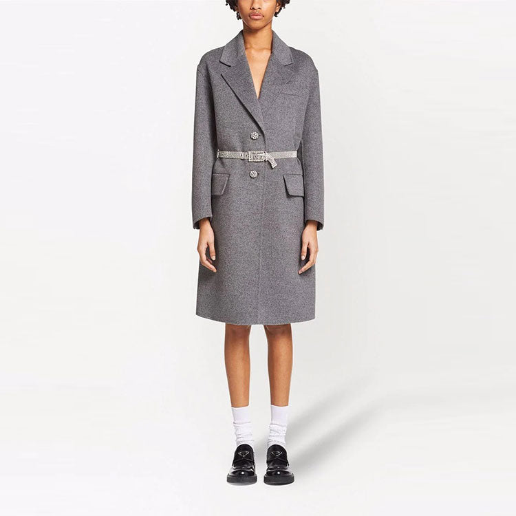 PRADA Coats Women's Gray