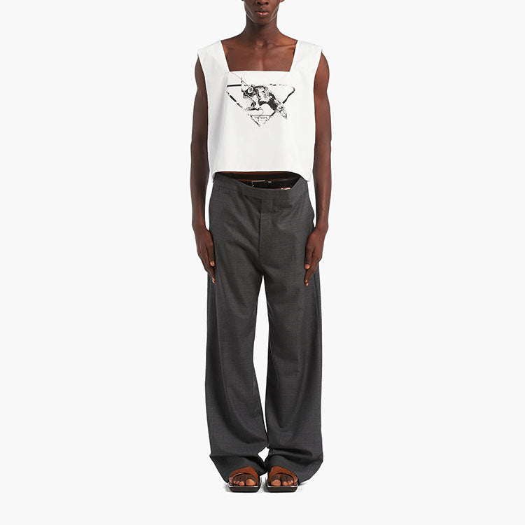 PRADA Casual Pants Men Slate Gray