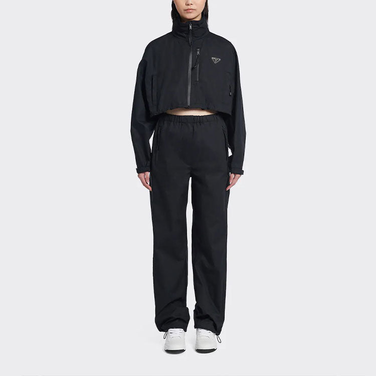 PRADA Cropped Coats Women's Black