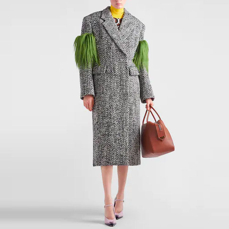 PRADA Coats Women's Black
