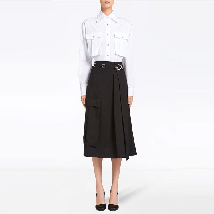 PRADA Casual Long Skirts Women's Black