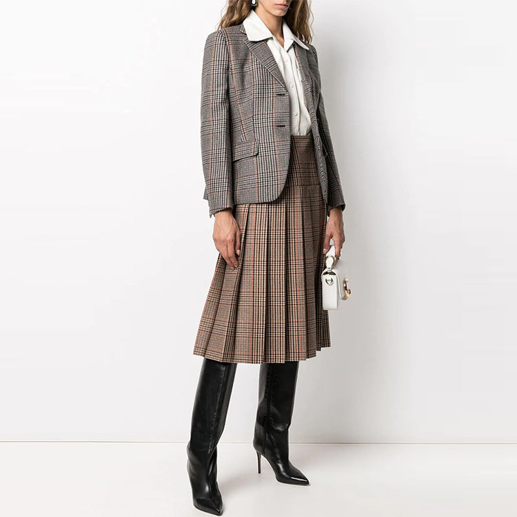 PRADA Casual Long Skirts Women's Khaki