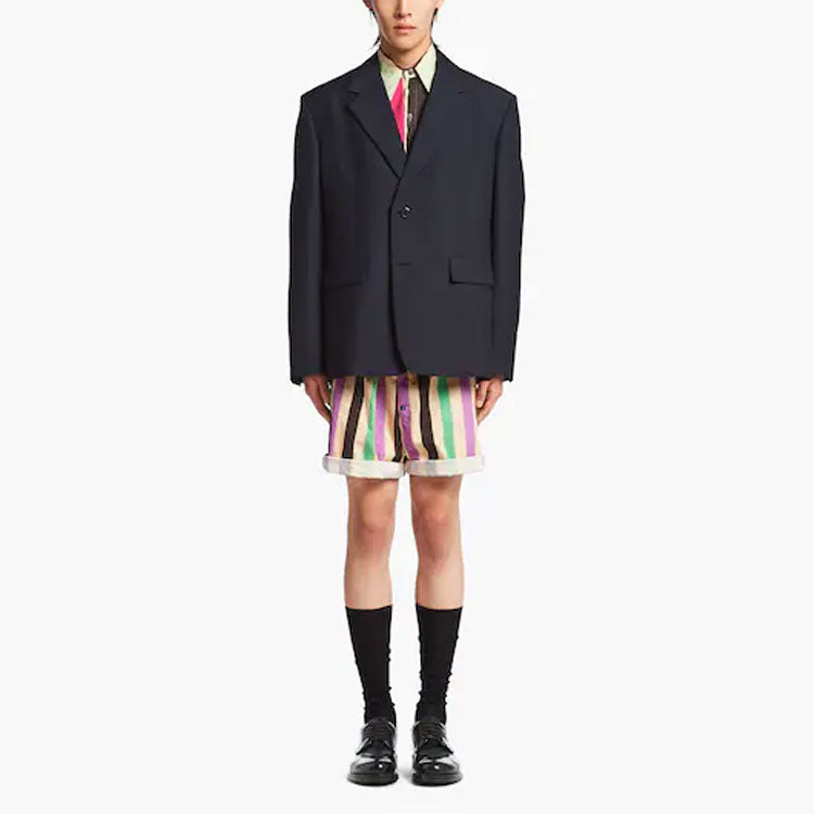 PRADA Business Suits Men Blue