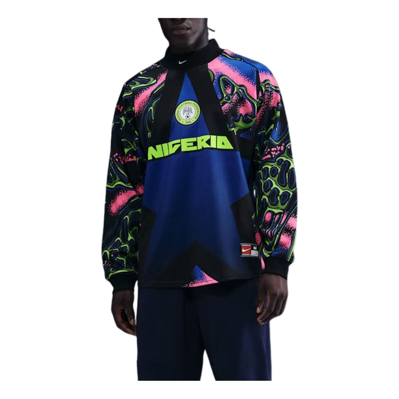 Nike Nigeria Goalkeeper Jersey 'Black Hyper Pink White' IO0782-010