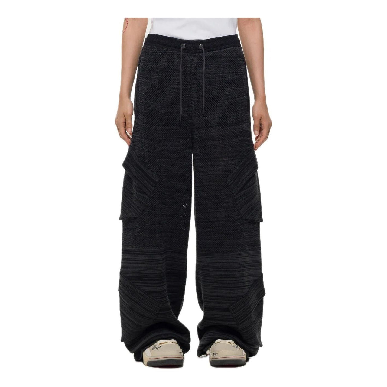 (WMNS) Air Jordan x Tla Knit Pants 'Dark Smoke Grey Black' IB0937-070
