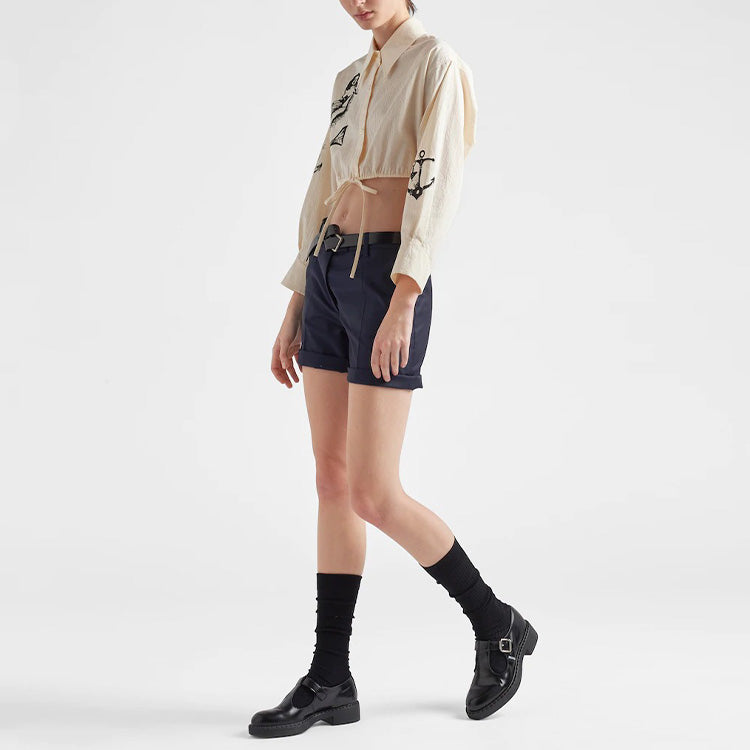 PRADA Casual Shorts Women's Dark Blue