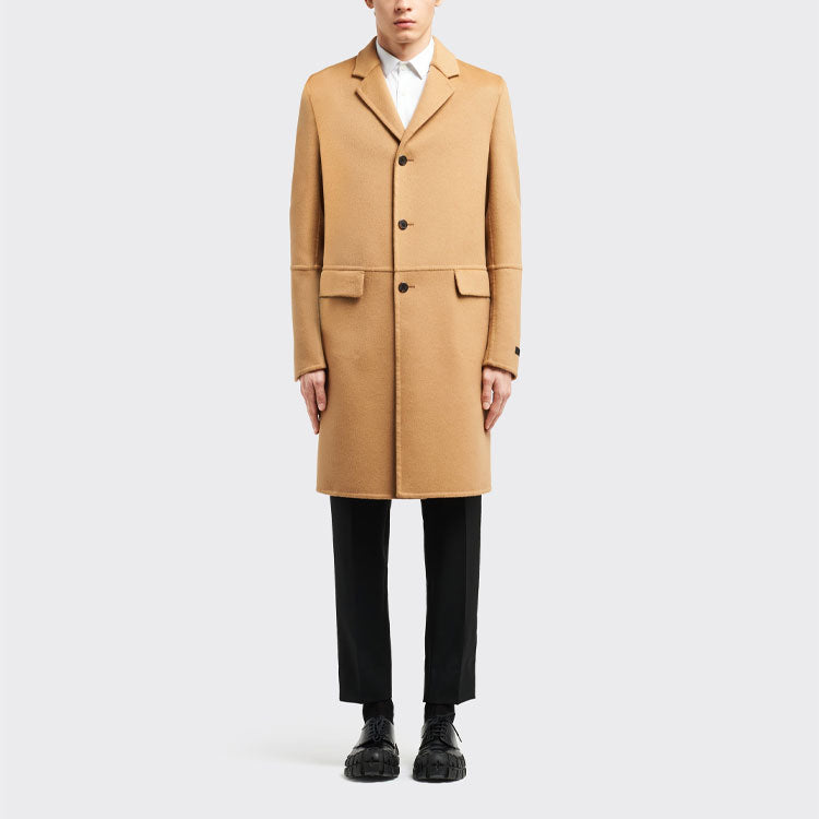 PRADA Coats Men Khaki
