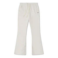 (WMNS) Converse Drawstring Flare Sweatpants 'White' 10026914-A01