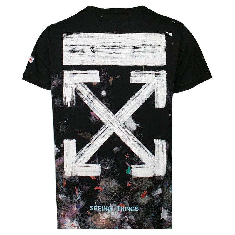 Off-White Galaxy Brushed Tee OMAA002F176200179901-BK