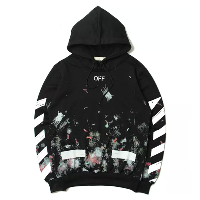 Off-White Galaxy Brushed Over Hooded OMBB009F176190309901-BK