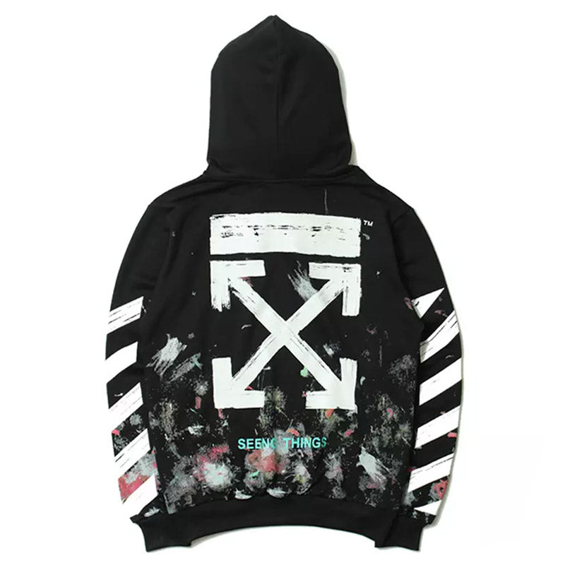 Off-White Galaxy Brushed Over Hooded OMBB009F176190309901-BK