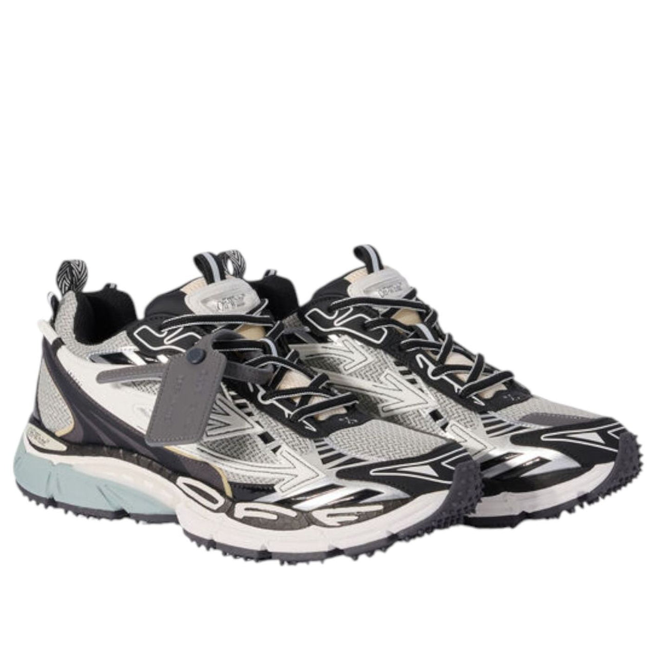 OFF-WHITE Be Right Back 'Grey Black' OMIA295C99FAB0010510