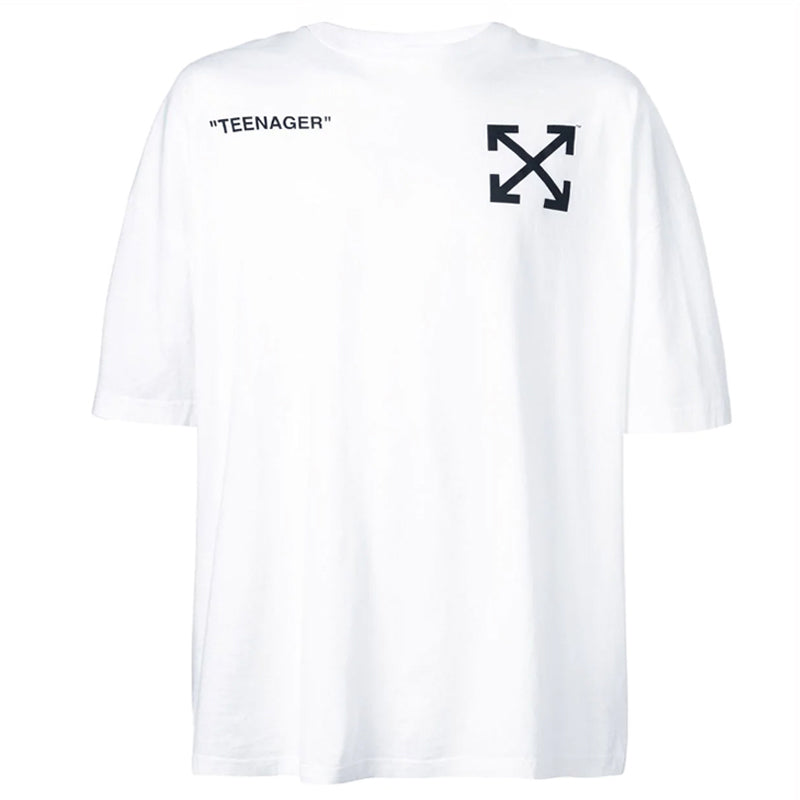 Off-White Flamed Bart Mega Over Tee OW066-350188-WH