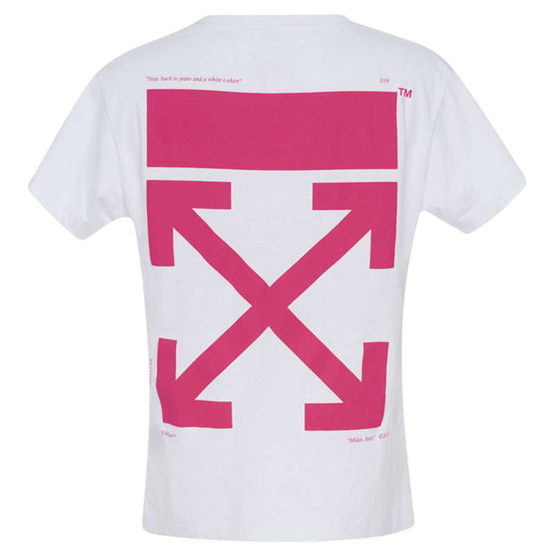Off-White Bart Glasses SS Skinny Tee 'White' OWKC036-0188-WH