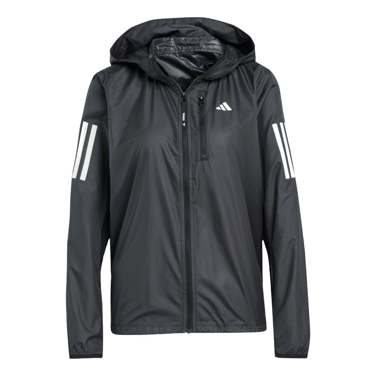 (WMNS) adidas Own The Run Jacket Asia Sizing 'Black' IN1576