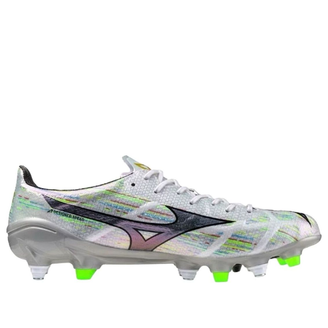 Mizuno Alpha II Japan Mix Interchangeable Studs 'White Black Iridescent' P1GC256109