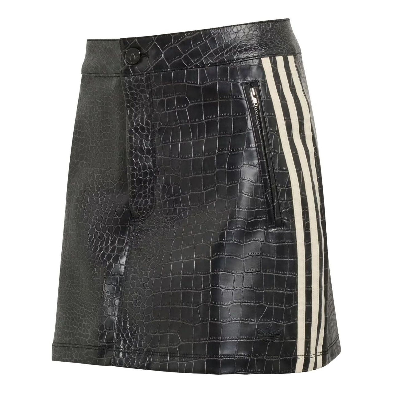(WMNS) adidas Pleather Mini Skirt 'Black' KE5034