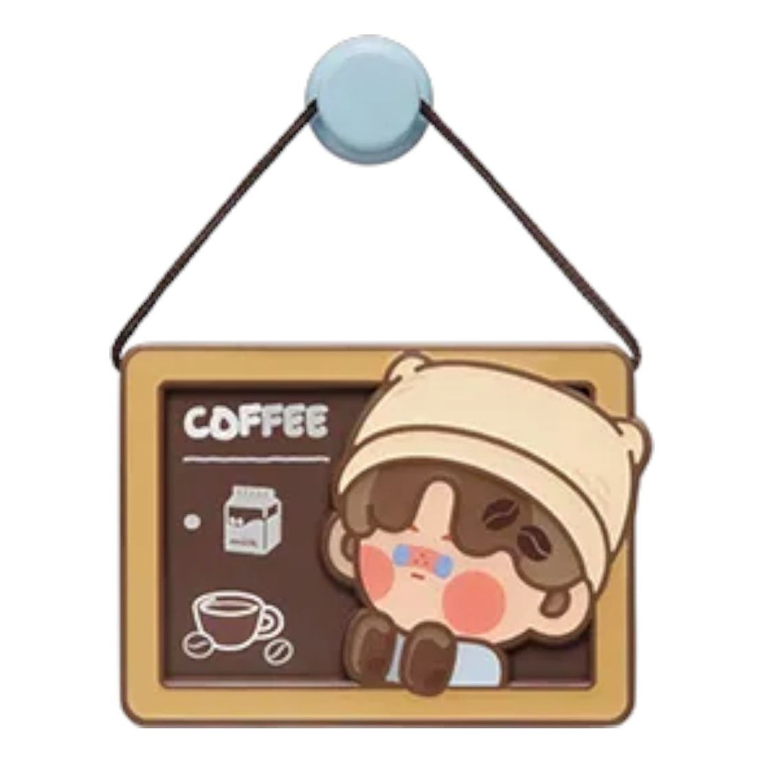 Pop Mart Pop Bean Coffee Factory Fridge Magnet 'Pino Jelly Milk Coffee Lover' PPMT-2508-0039-PGMC