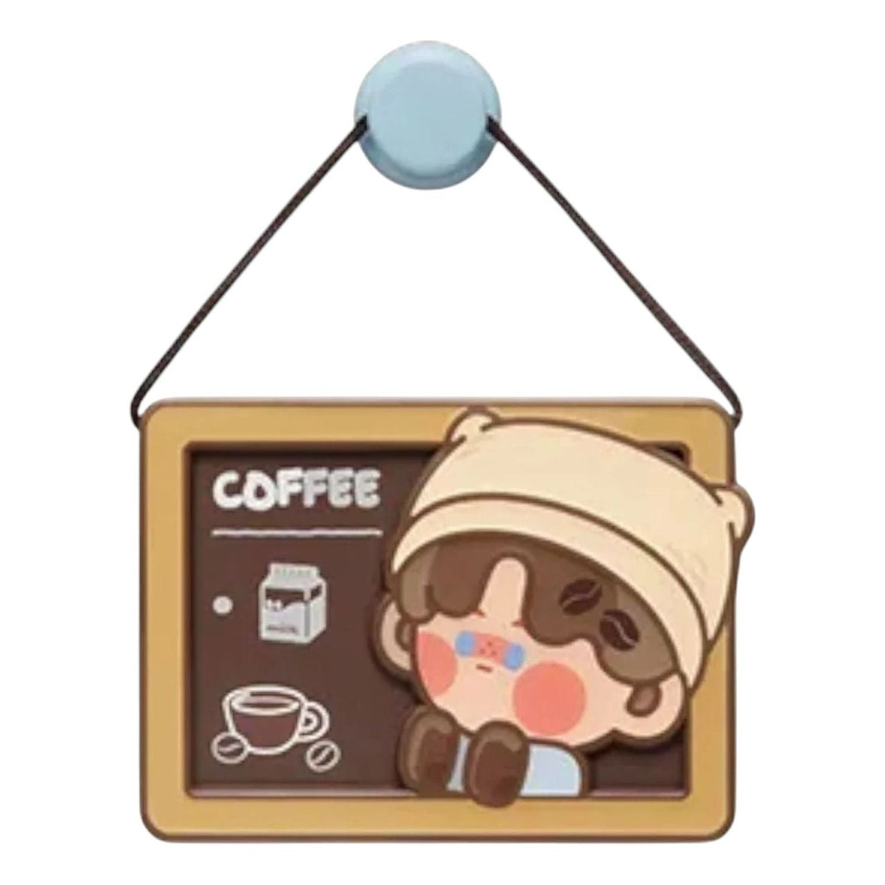 Pop Mart Pop Bean Coffee Factory Fridge Magnet 'Pino Jelly Milk Coffee Lover' PPMT-2508-0039-935386181