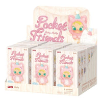 Pop Mart Baby Molly Pocket Friends Vinyl Plush Pendant Sealed Case (6 Blind Boxes) PPMT-2505-0030