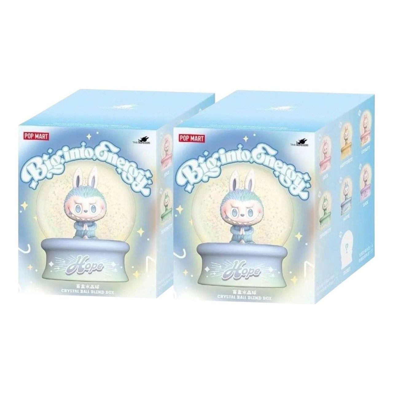 Pop Mart The Monsters Labubu Big into Energy Crystal Ball Sealed Case (2 Blind Boxes) PPMT-2504-0048-844817947