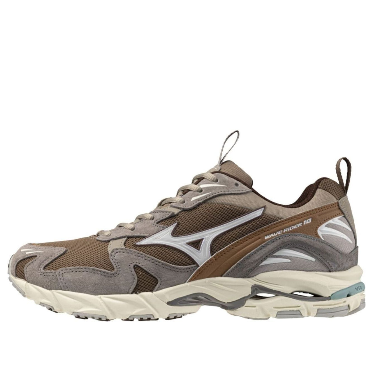 Mizuno Wave Rider 10 'Fossil White Thrush' D1GA247108