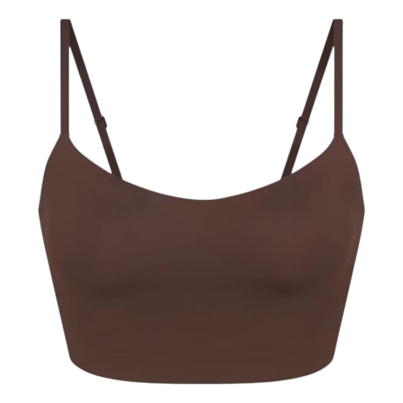 (WMNS) Nike x SKIMS Matte Cami Longline Bra 'Dark Sepia' BRSPT5115-DSP