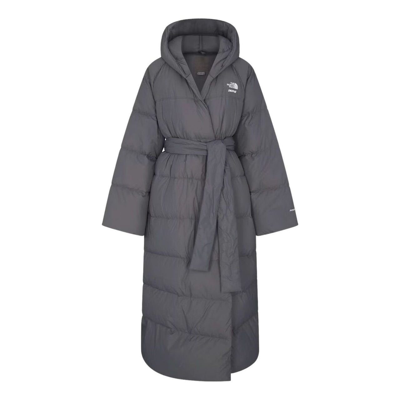 (WMNS) The North Face x SKIMS FW25 Nuptse Wrap Parka 'Gunmetal' NF0A8JJB-T8L