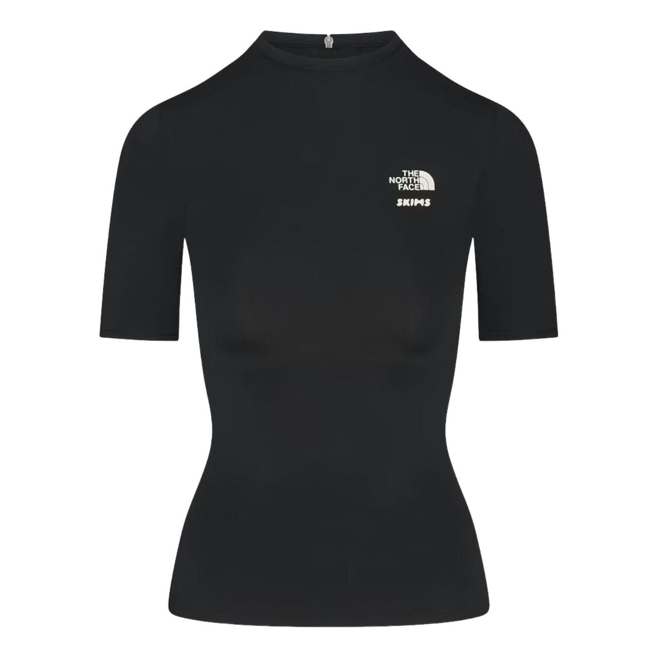 (WMNS) The North Face x SKIMS FW25 Refina Short Sleeve Top 'Onyx' NF0A8JJQ-I3X