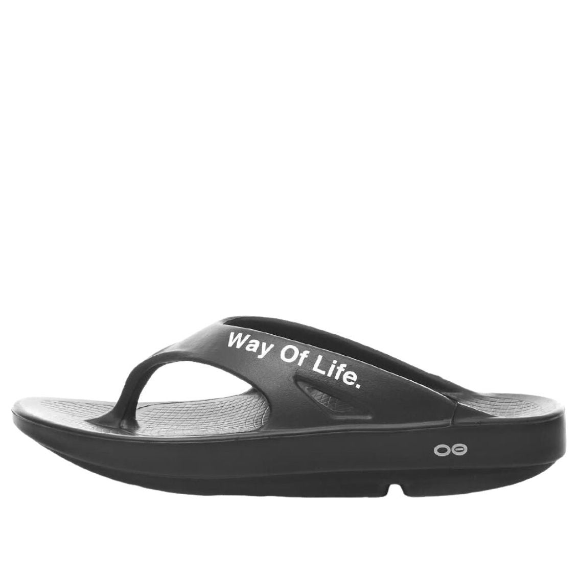Oofos x Takahiromiyashita The Soloist Way Of Life Flip-Flop 'Black White' SOF-0012SS22