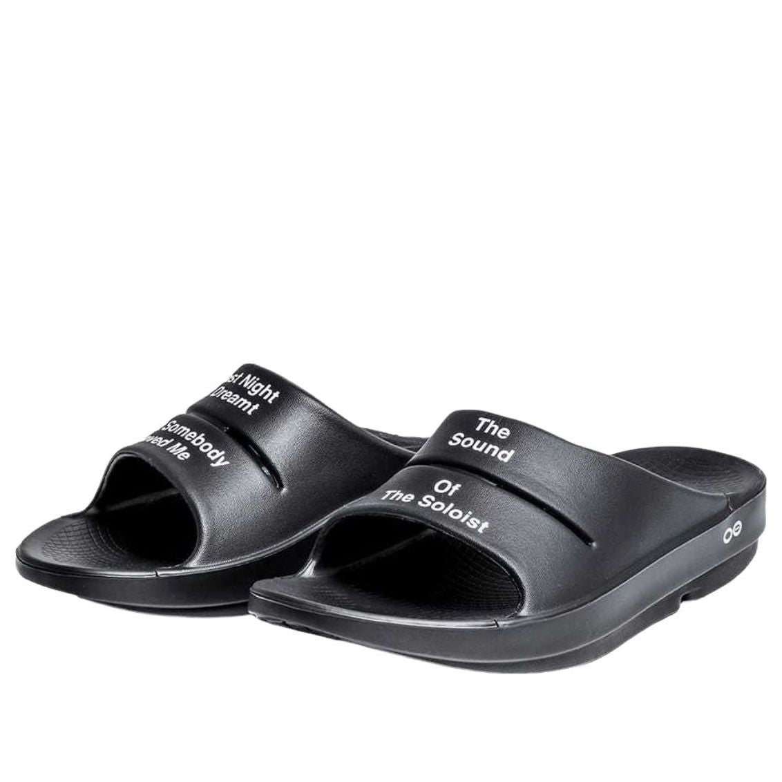 Oofos x Takahiromiyashita The Sound of The Soloist Slide 'Black' SOF-0019SS24