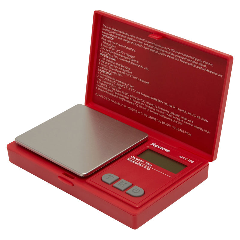 Supreme AWS Max-700 Digital Scale SP-FW18A19-RD