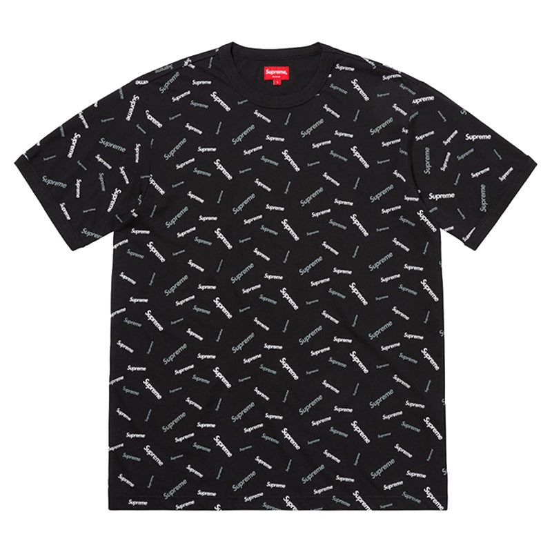 Supreme Scatter Ringer Tee SP-FW18KN17-BK