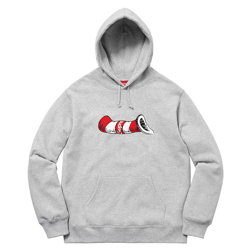 Supreme Cat in the Hat Hooded Sweatshirt SP-FW18SW15-GY