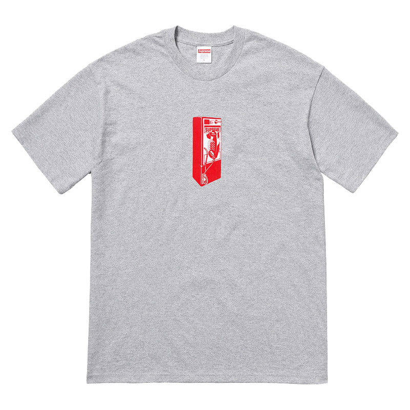 Supreme Payphone Tee Heather SP-FW18T37-GY