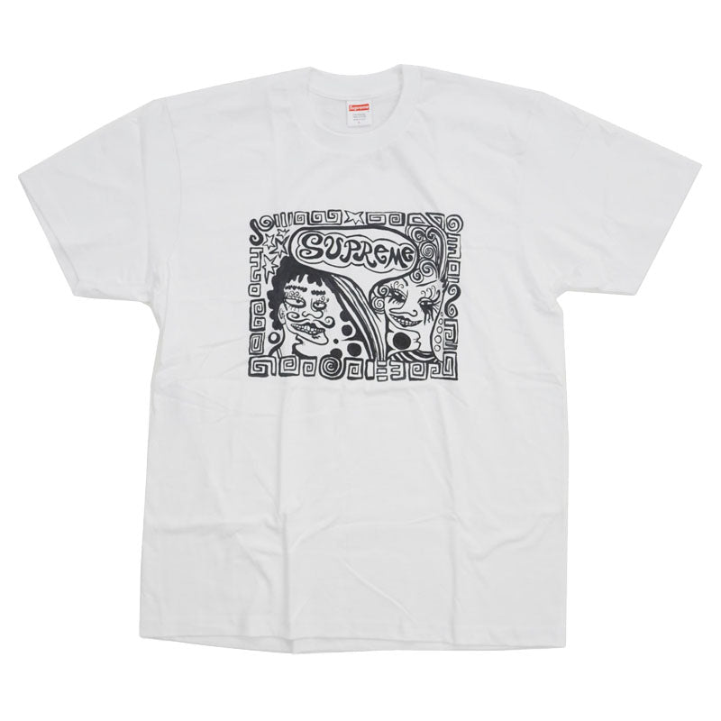 Supreme Faces Tee 'White Black' SP-FW18T7-WH