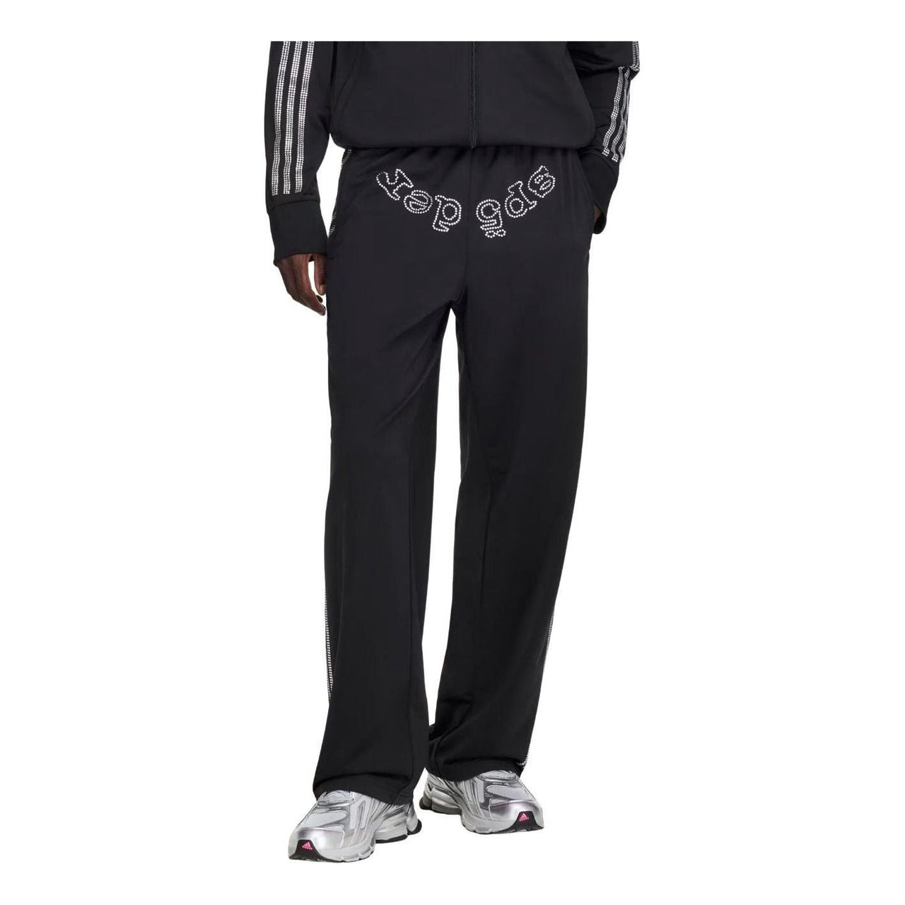 adidas x Sp5der Rhinestone Track Pant Asia Sizing 'Black' KQ8324