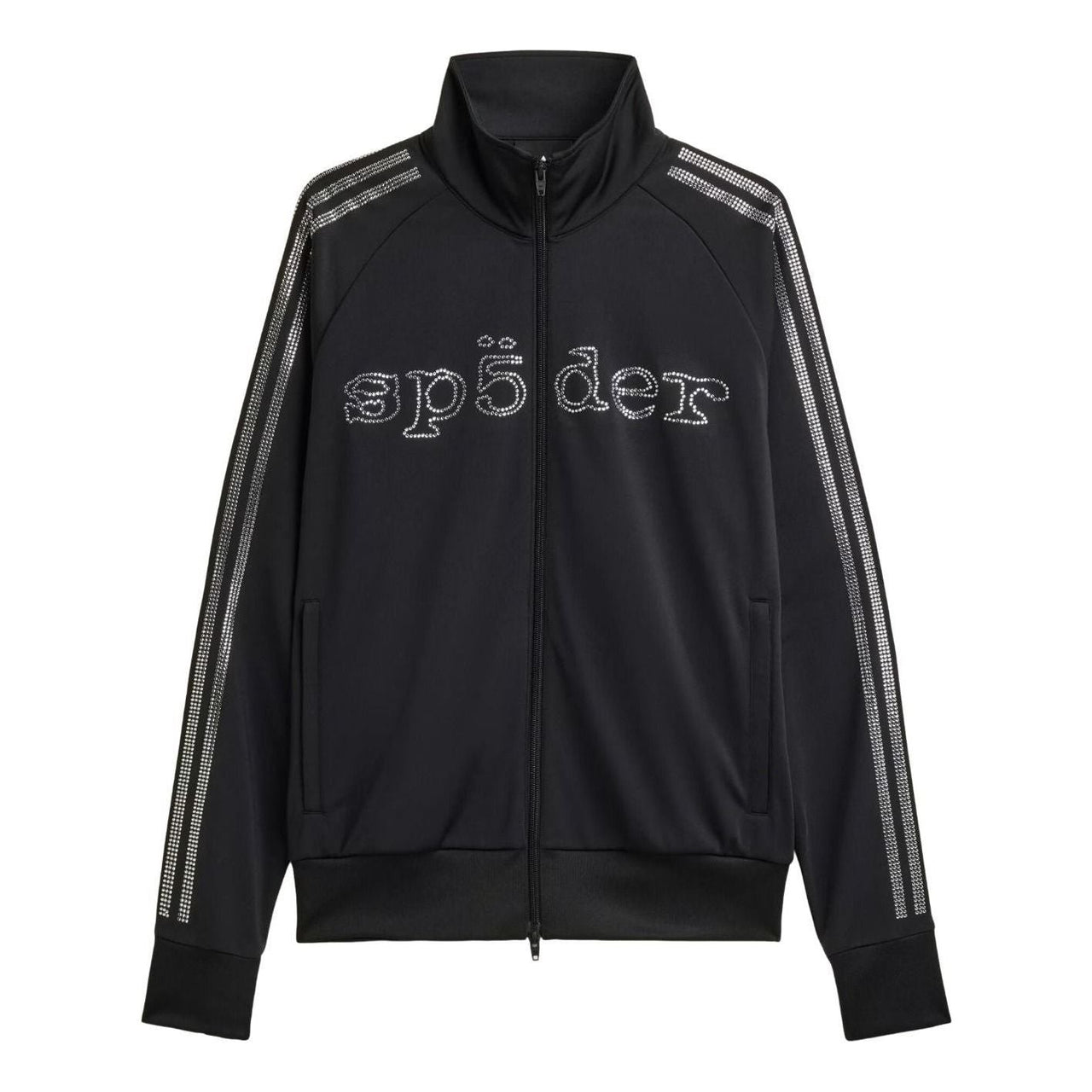 adidas x Sp5der Rhinestone Track Jacket Asia Sizing 'Black' KQ8320