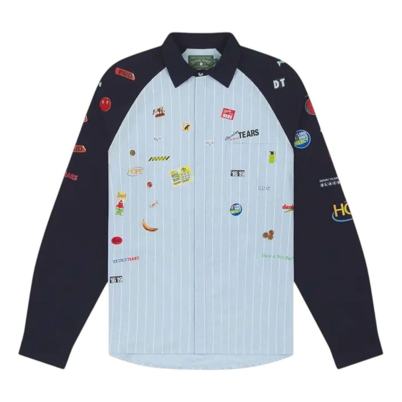 Denim Tears Sweet Corner Delivery Shirt 'Blue' SS25TWL0041
