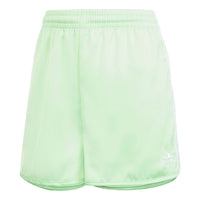 (WMNS) adidas Satin Sprint Shorts Asia Sizing 'Light Green' IP0712