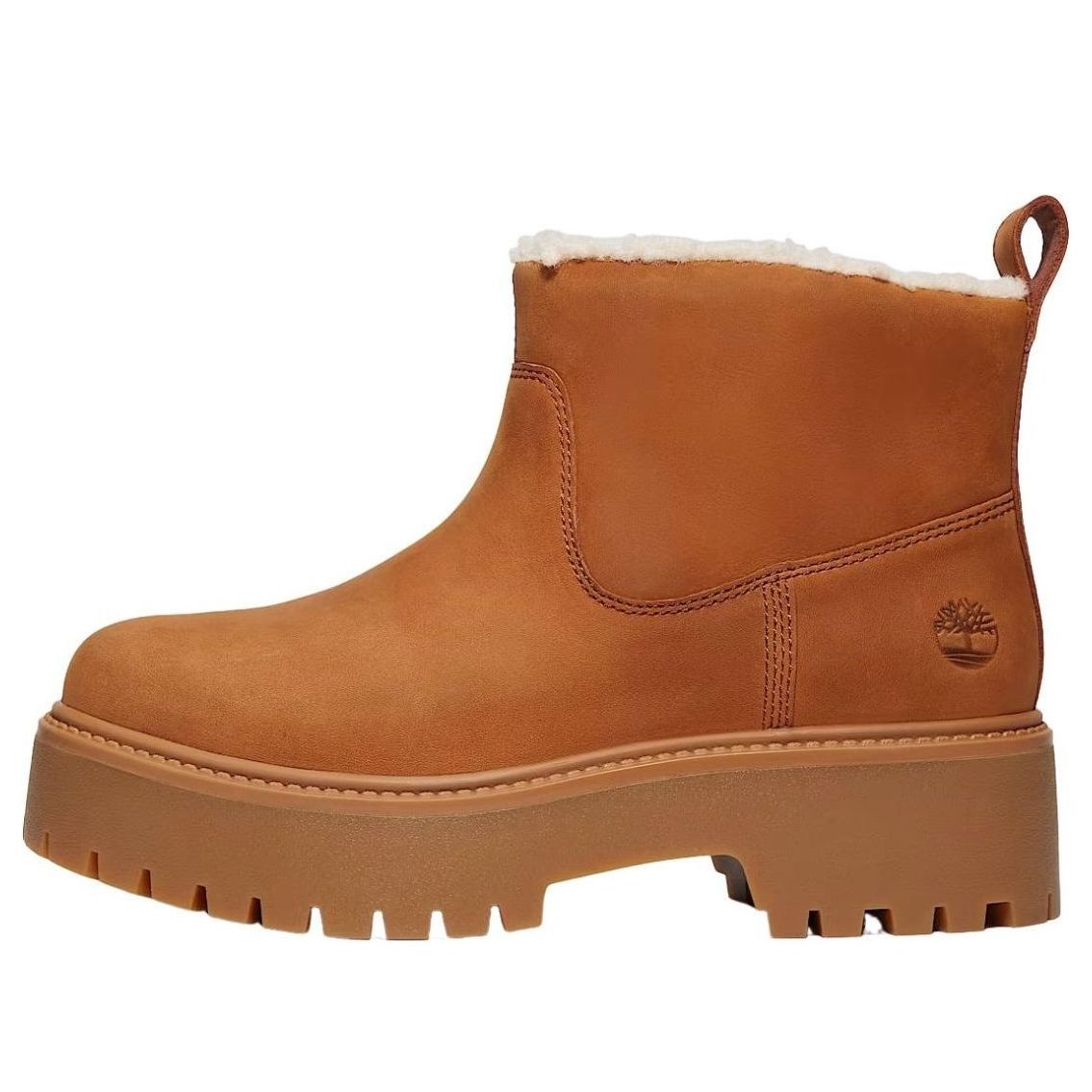 (WMNS) Timberland Stone Street Warm-Lined Platform 'Brown' TB0A283GEM71