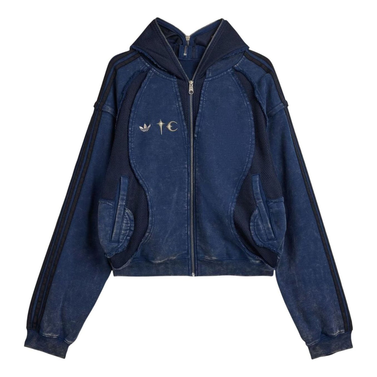 adidas x THUG CLUB TEAMGEIST Hooded Jacket Asia Sizing 'Night Indigo' KC2213
