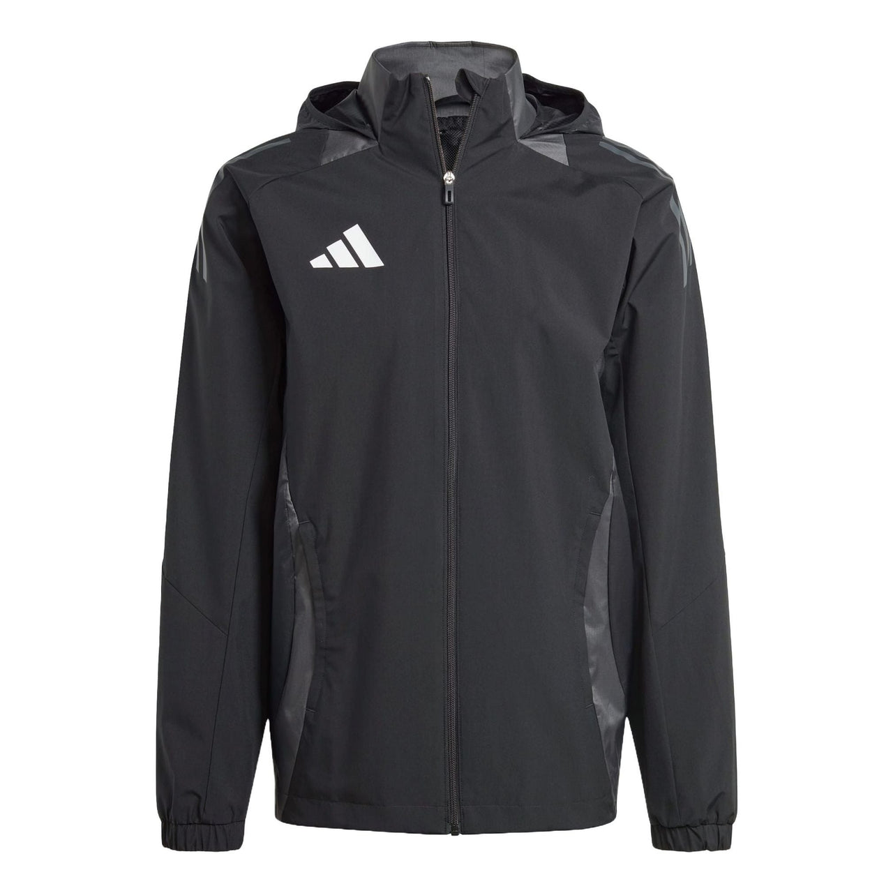 adidas Tiro 24 Competition All-Weather Jacket Asia Sizing 'Black Grey' IJ8343