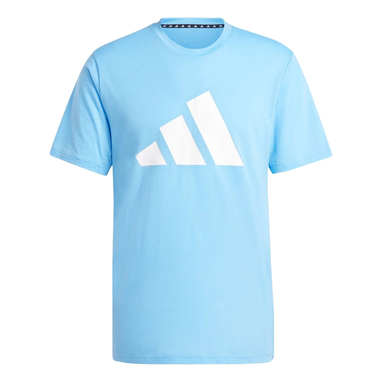 adidas Train Essentials Feelready Logo Training T-shirt Asia Sizing 'Light Blue White' IT5417