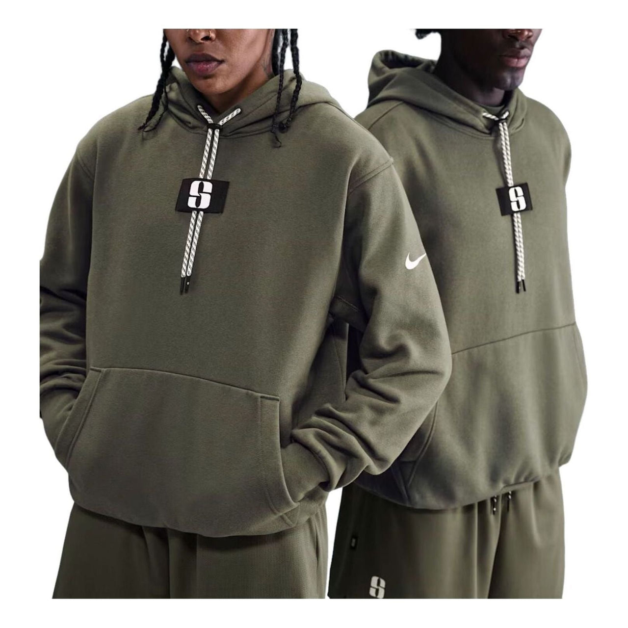 Nike Sabrina Fleece Basketball Hoodie 'Medium Olive' FJ4449-222