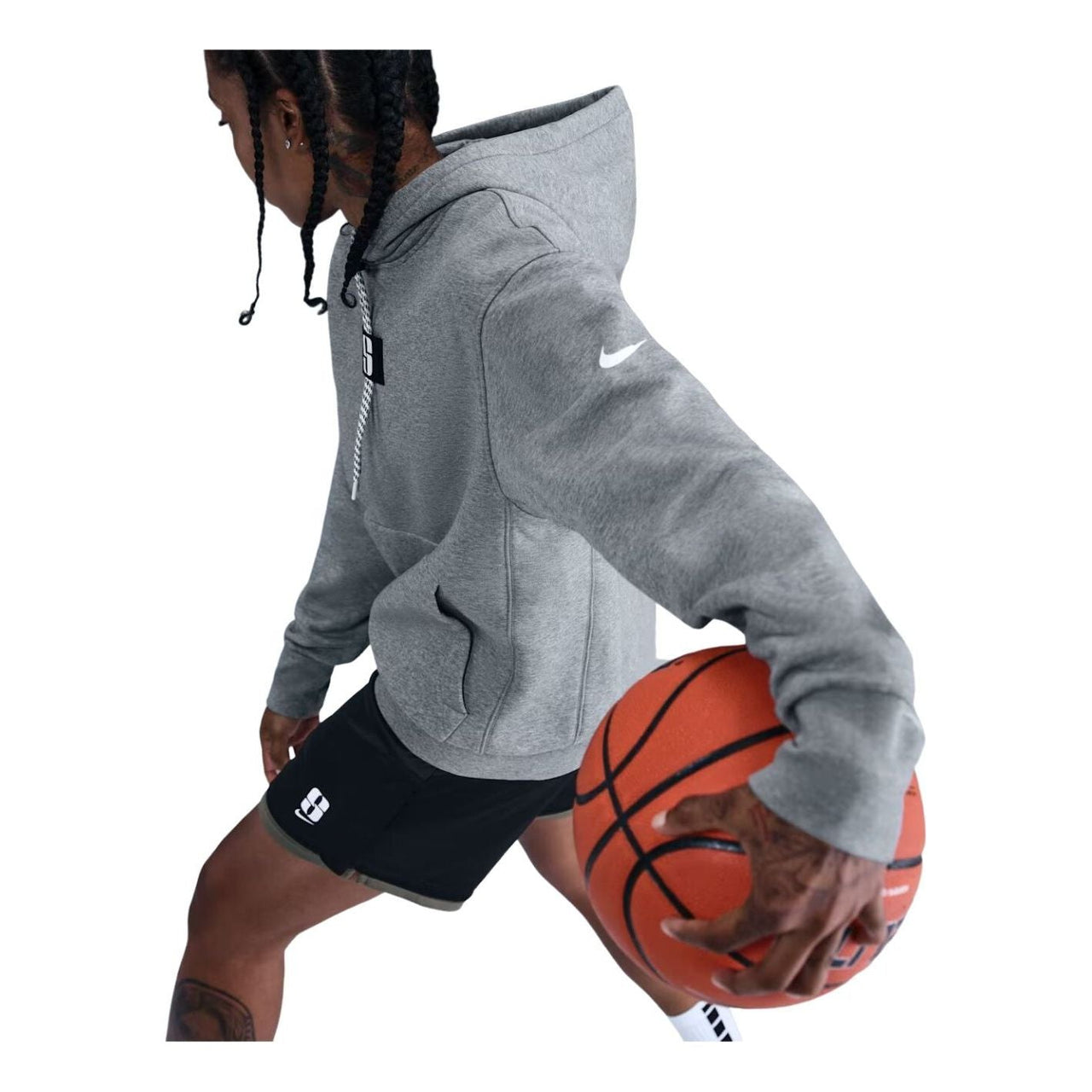 Nike Sabrina Fleece Basketball Hoodie 'Carbon Heather' FJ4449-092