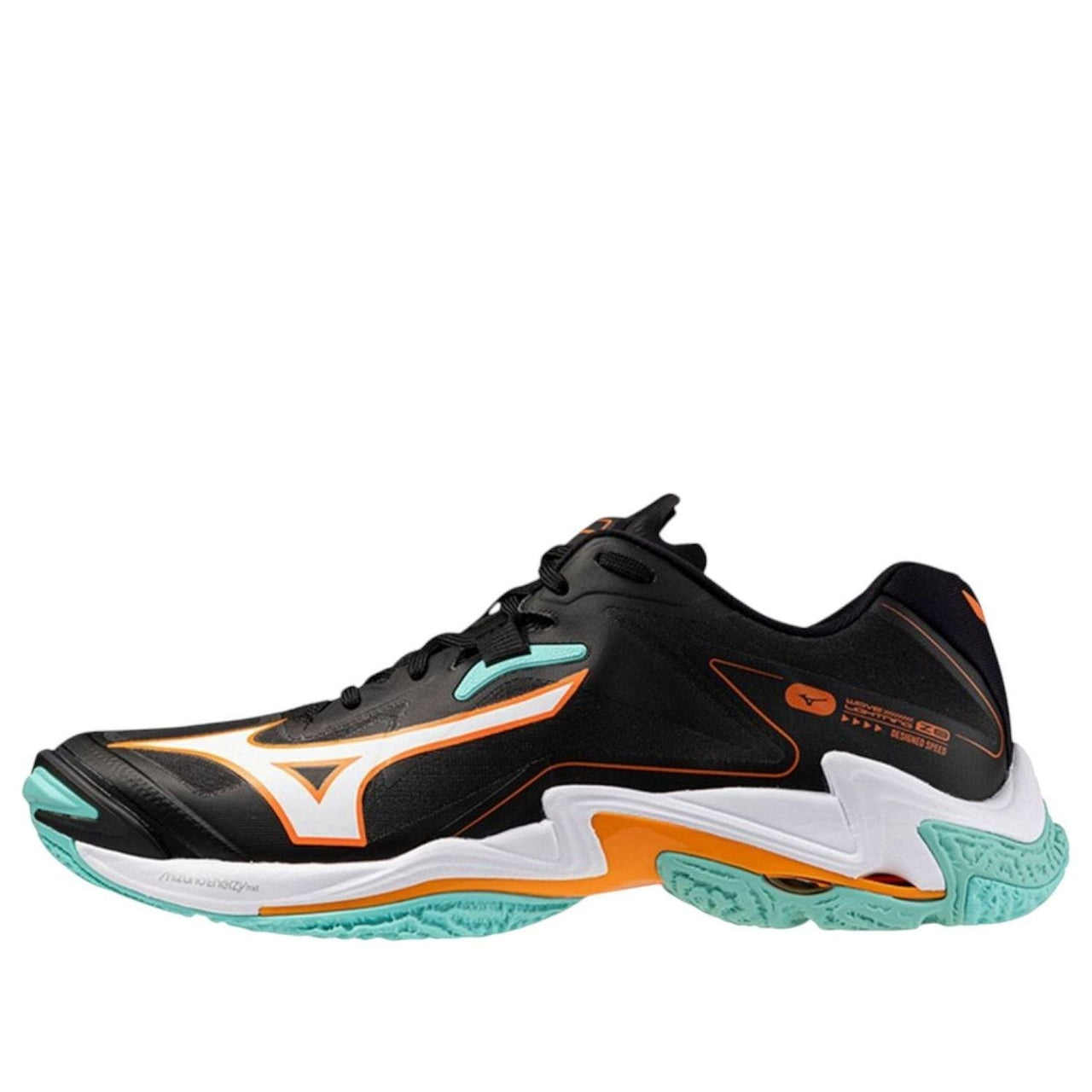 Mizuno Wave Lightning Z8 'Black Tangelo Ice Green' V1GA240007